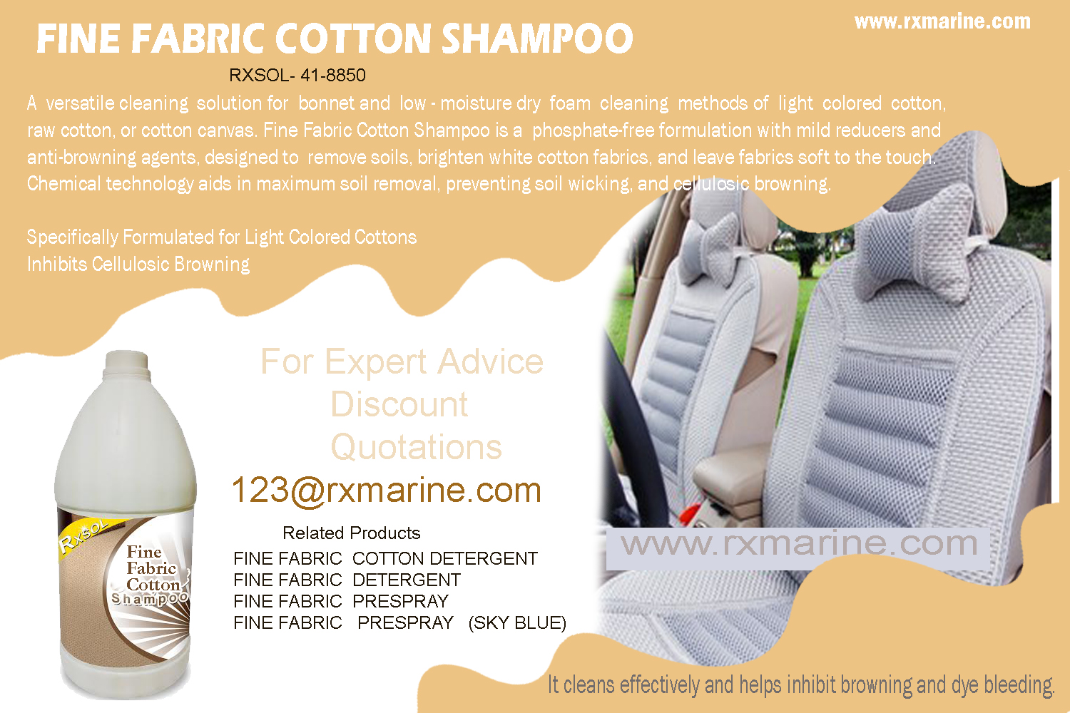 Fine Fabric Cotton Shampoo